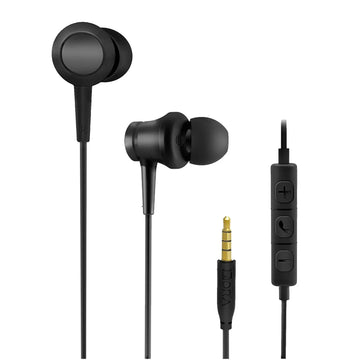 1HORA AUT111N 3.5mm in-ear Wired Earphone Black
