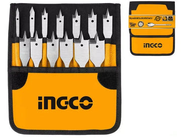 INGCO AKD41301 13pcs Flat Wood Drill Bits Set
