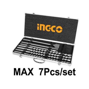 INGCO AKD5075 SDS Max Hammer Drill Bit and Chisel Set