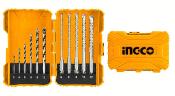 INGCO AKDL31101 11PCS Masonry and Hammer Drill Bits Set