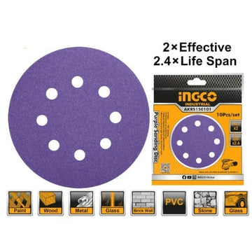 INGCO AKRS150101 Purple Sanding Disc