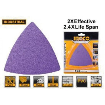 INGCO AKTS080202 Purple Delta Sanding Sheets