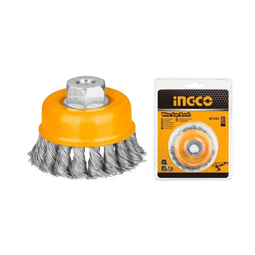 INGCO WB21001 Cup Twist Wire Brush With Nut
