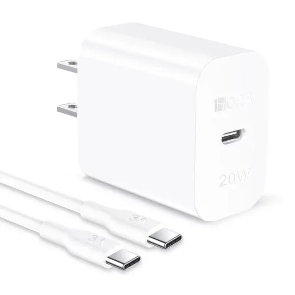 1HORA 1C PD20W Fast Charger C TO C Cable