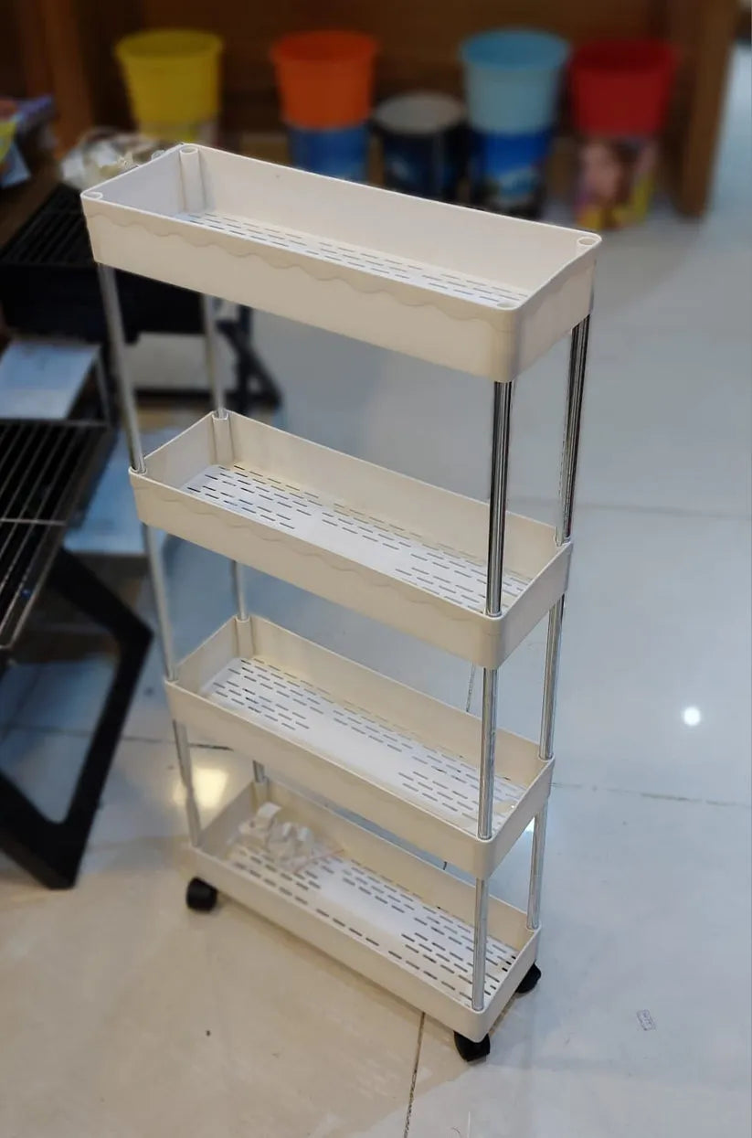 4 Layer Smart Cart Trolley