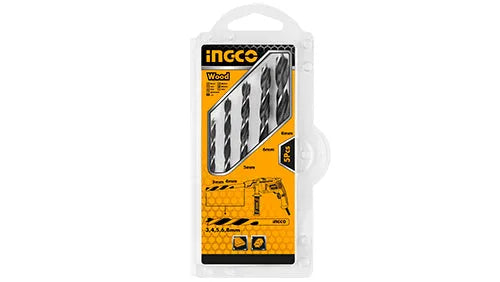INGCO AKDB5055 5PCS Wood Drill Bits Set