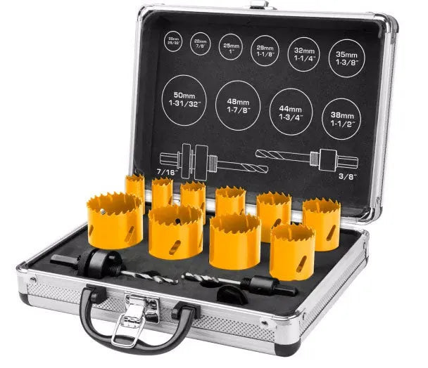 INGCO AKH0121 Bi-Metal Hole Saw Set