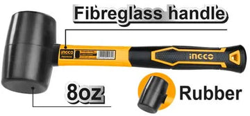 INGCO HRUH8208 Rubber Hammer