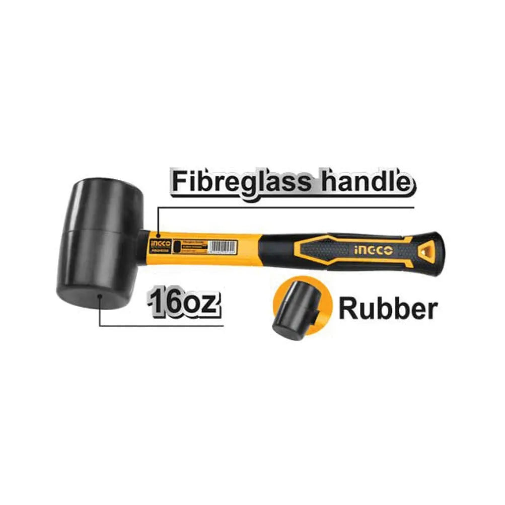 INGCO HRUH8216 Rubber Hammer